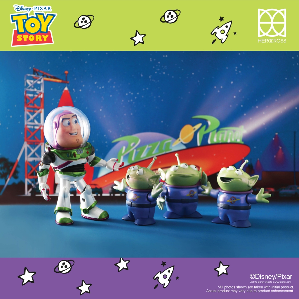 Buzz Lightyear + Alien Set (Pearl White Version) | HEROCROSS